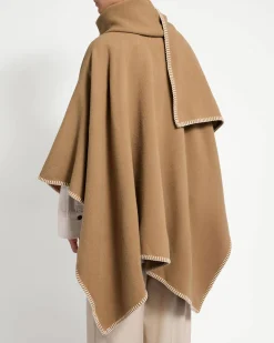 Iona Woven Pure Wool Cape