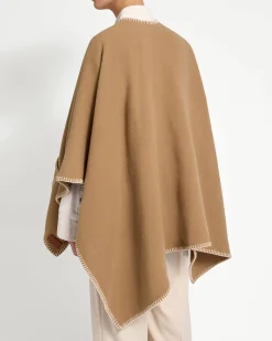 Iona Woven Pure Wool Cape