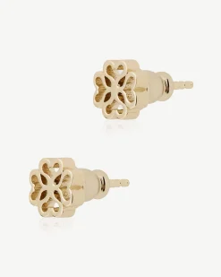 Monogram Earrings - 22 Carat Gold Gilded