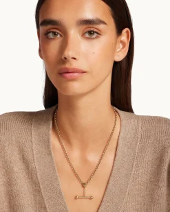 Mosaic Pendant Necklace - 22 Carat Gold Gilded