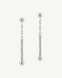Music Bar Drop Earrings