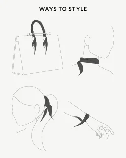 Silk Skinny Scarf