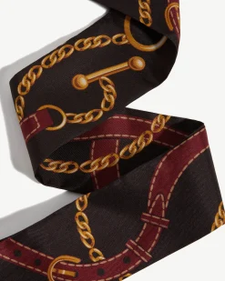 Silk Skinny Scarf
