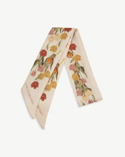 Silk Skinny Scarf