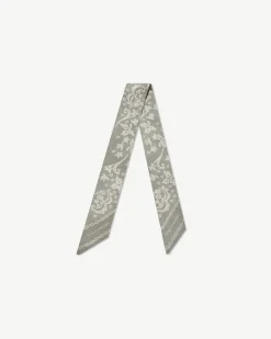 Silk Skinny Scarf