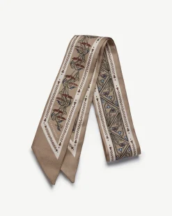 Silk Skinny Scarf