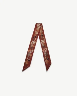 Silk Skinny Scarf
