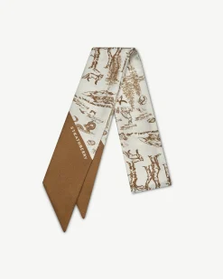 Silk Skinny Scarf