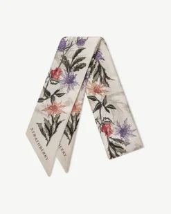 Silk Skinny Scarf
