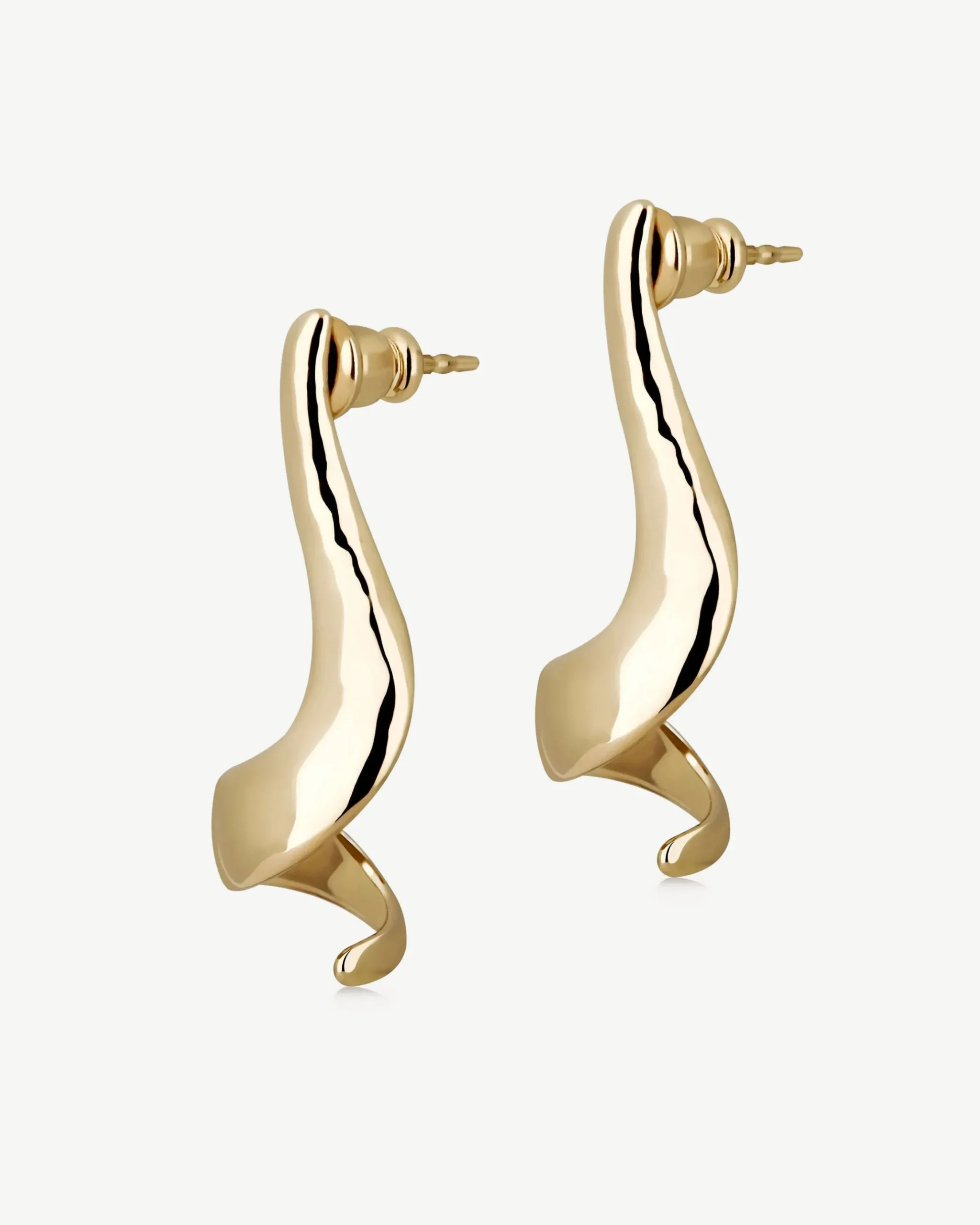 St James Earrings - 22 Carat Gold Gilded