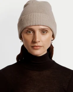 Westray Ribbed Cashmere Beanie